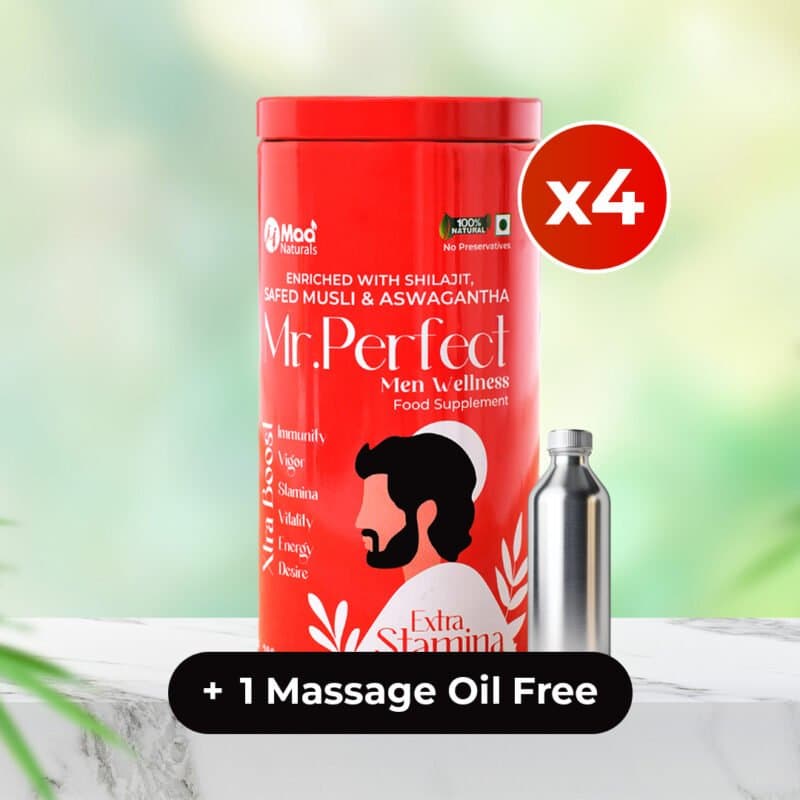 Mr. Perfect Ayurvedic Herbal Powder for Men's Stamina, Energy, and Timing