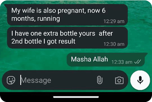 Customer WhatsApp conversation screenshot 7